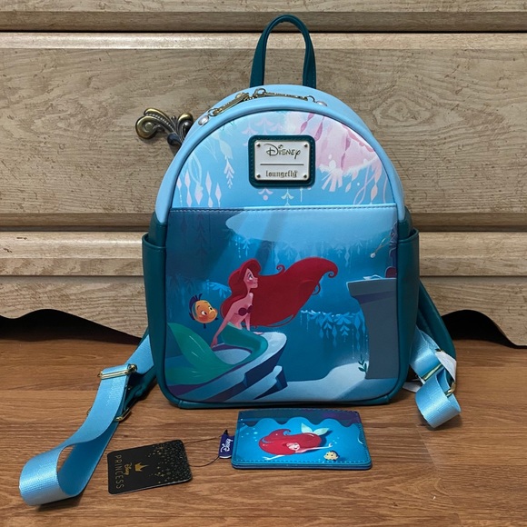 Disney Loungefly Ariel’s Grotto backpack & wallet main image 5